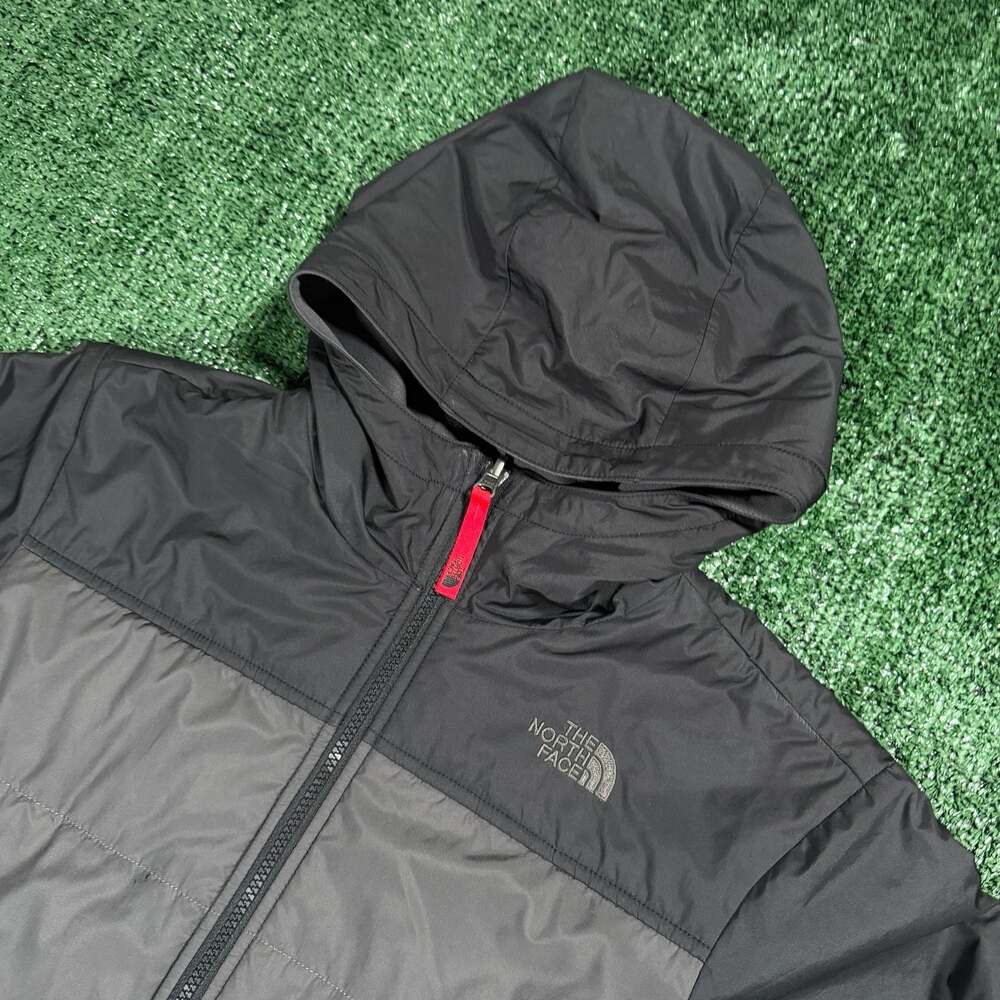 The North Face Boy’s Reversible Hooded Jacket - XL (18/20) Black/Gray Gorpcore - Picture 6 of 8